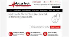 Desktop Screenshot of doctor-tech.co.uk