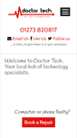 Mobile Screenshot of doctor-tech.co.uk